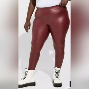 Torrid Burgundy Leggings